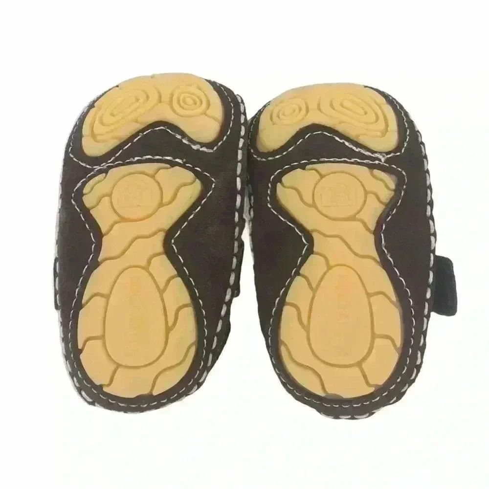 Rileyroos Jakester Baby Shoes Saddle Brown 3–6M Suede Walkers NWT Soft Sole